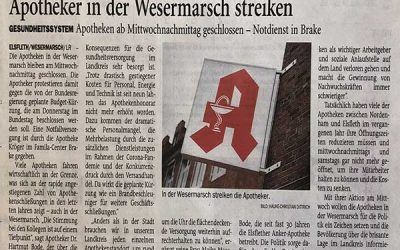 Apothekerstreik in der Wesermarsch